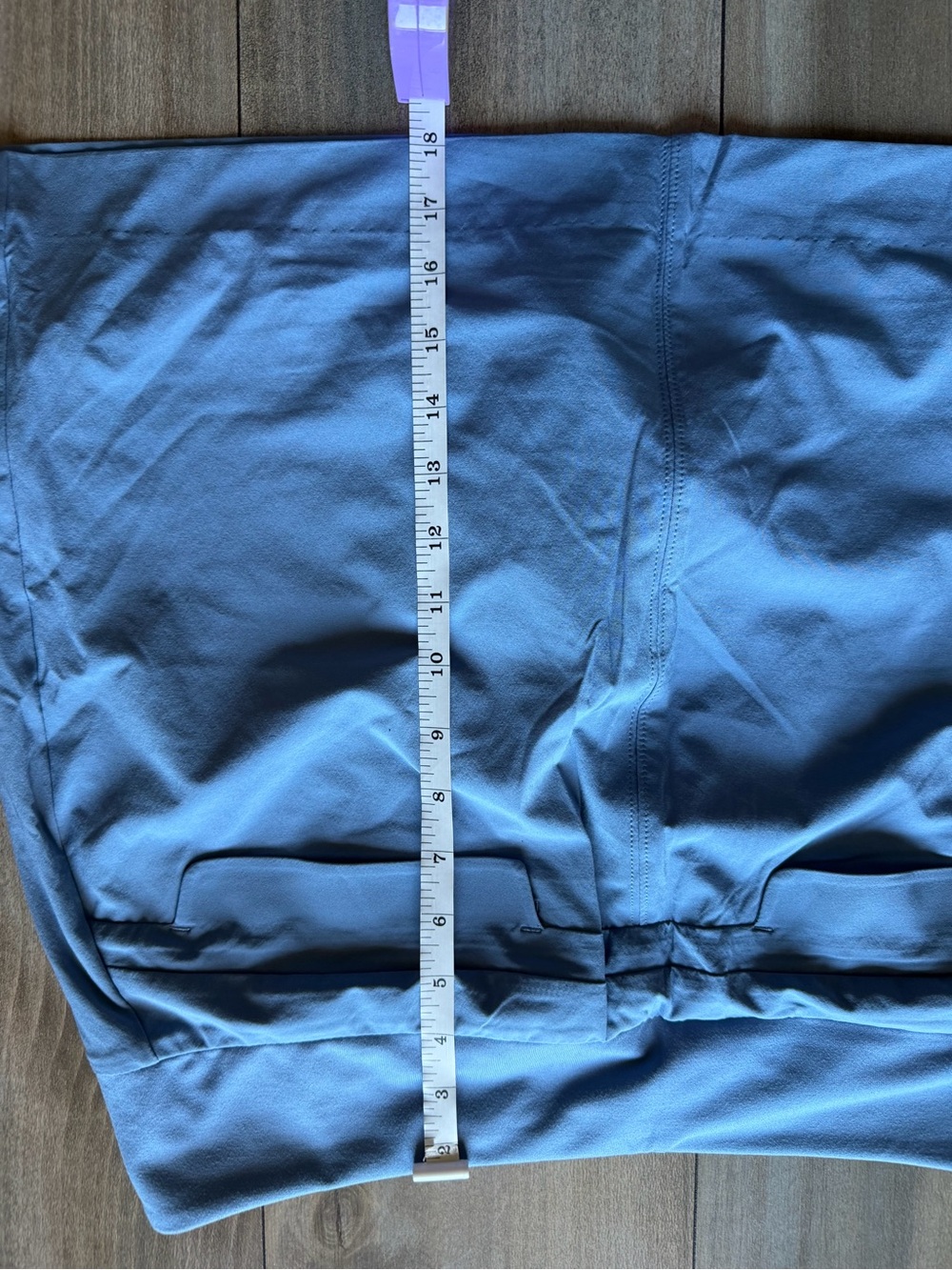Athleta Light Blue Athletic Skort with Zip Pockets - Picture 11 of 16